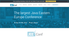 Desktop Screenshot of jeeconf.com